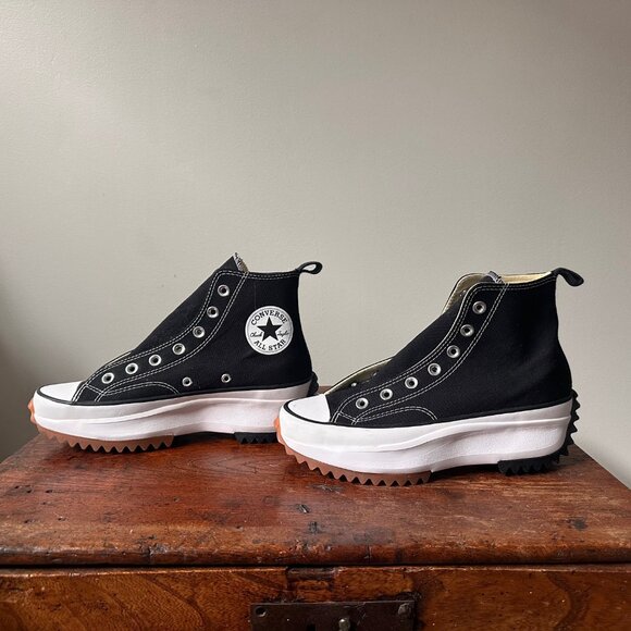 Converse - Run Star Hike Canvas Platform - Women's Size 7.5 - Black - Picture 3 of 7